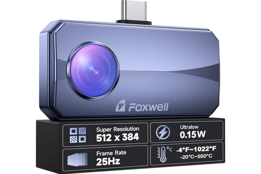 Klein Tools TI290 Rechargeable PRO Thermal Imaging Camera, Over 76,800 Pixels, Wi-Fi Data Transfer, 3 Palettes, High/Low Temperature Points product image