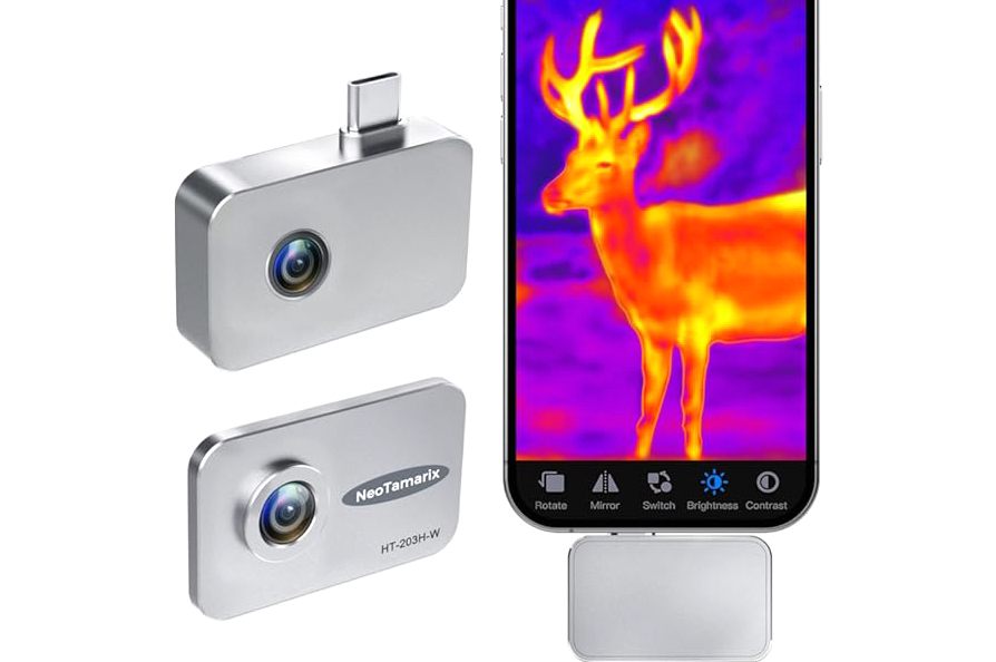 Klein Tools TI223 Mobile Thermal Imaging Camera, Thermal Imager for iOS and Android, 19,200 Pixels, Wide Temperature Range of -4 to 752-Degree Fahrenheit, Professional Infrared Camera product image