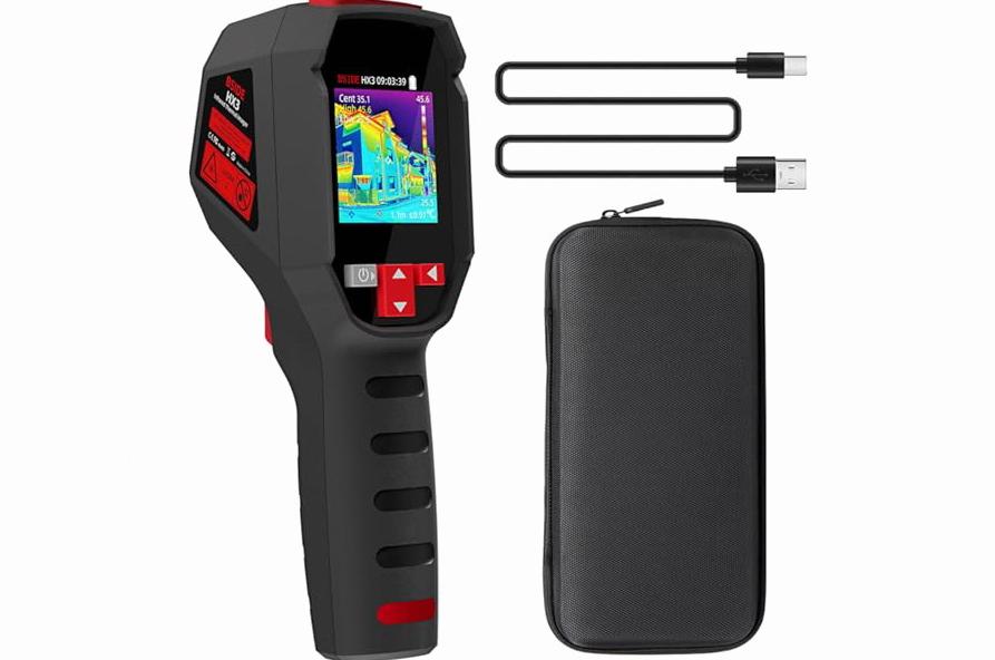 TOPDON TC004 Thermal Imaging Camera, 320 x 240 TISR Resolution, 256 x 192 IR High Resolution, 12-Hour Battery Life Handheld Infrared Camera with PC Analysis and Video Recording Supported, 32GB SD Card product image