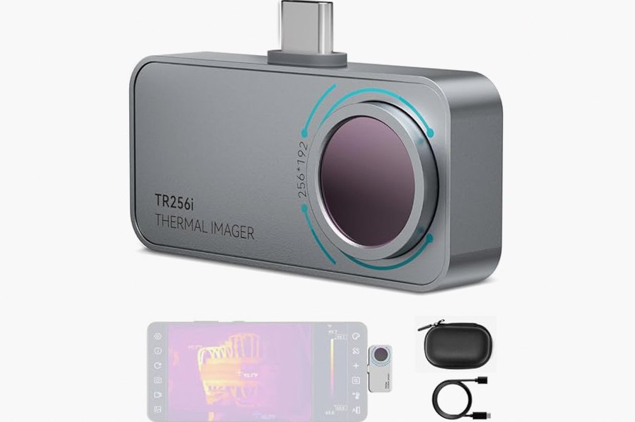 BSIDE Thermal Imaging Camera 240 x 240 Resolution Handheld Infrared IR Camera, 15 Thermal Palettes with 320 x 240 Full-Viewing TFT Display for Home Inspection HVAC Heat Pump Circuit Break, -4℉~1022℉ product image