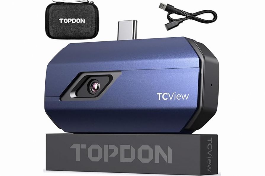 TOPDON TC001 Thermal Camera for Android, Super IR 512x384 High Resolution, Thermal Imaging Camera, Thermal Imager - Optimized Temperature Accuracy, Works for Smartphones and Tablets & PC(not for iOS) product image