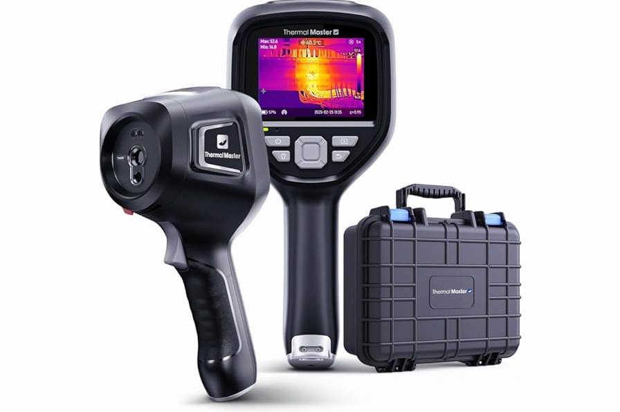 Thermal Master P1 - Thermal Camera for Type-C iPhone & Android, 320x240 Super Resolution Infrared Imager w/3.6℉ Accuracy, -4℉-1112℉ High Temp, Spot Tracker, 15x Zoom, 160x120 Ir Resolution, Grey product image