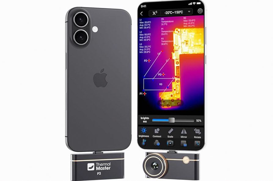 Thermal Master Handheld Thermal Camera, 512×384 X³IR Resolution, Thermal Imaging Camera with 2MP Visual Camera, 640×480 3.5" IPS Screen Thermal Imager with Laser, -4℉to 1022℉, 40mK(Thor 002) product image