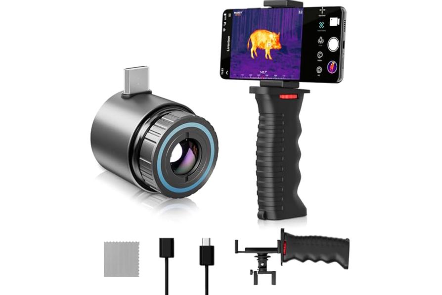 testo 860i Wireless Thermal Imaging Camera for iPhone & Android - Thermal Imager with USB-C Cable - Handheld Infrared Camera 256 x 192 Resolution & -4 to +662 °F Measurement Range product image