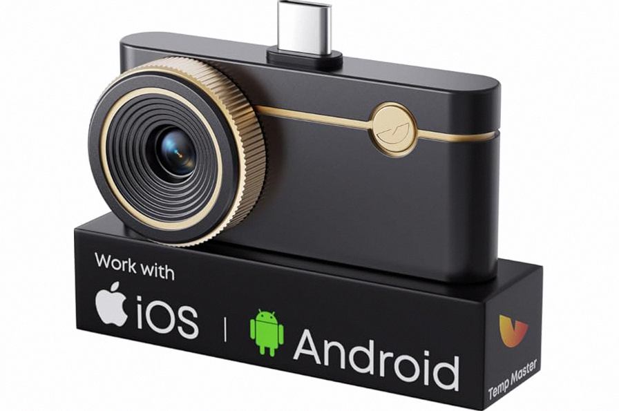 Fluke TC01B 25Hz - iSee Mobile Thermal Camera for iOS Smartphones, Temperature Range up to 1022°F product image