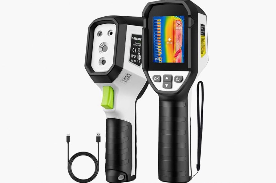 Firecore Thermal Camera FI160S, 320 x 240 Super Resolution, Thermal Imaging Cameras with Laser Pointer, PC Analysis, 160 x 120 IR Resolution Infrared Camera, -4°F to 1022°F, Temp Alert, 32GB Storage product image