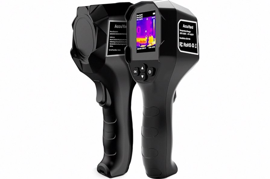 Handheld Thermal Imaging Camera, 25Hz Fast Refresh, TISR 240×240 Enhanced Display, -4°F to 1022°F, Temp Alarm, IP54 for Home & Industrial Use product image